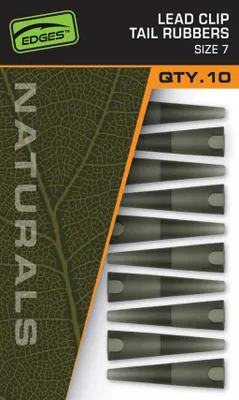 Imagen del producto de Fox Naturals, plomos para anzuelos (talla 7) y protectores de hilo (para la parte inferior de la línea), paquete de 10