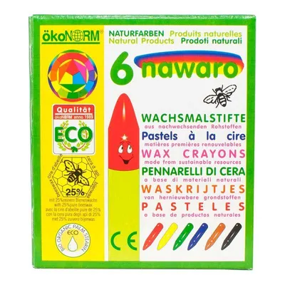 Zdjęcie produktu dla Pudełko 6 kredek pastelowych na bazie wosku