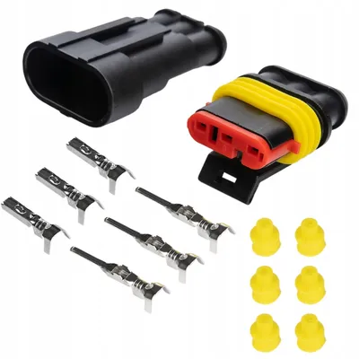 Produktbild von 3-poliger hermetischer Superseal-Anschlussstecker