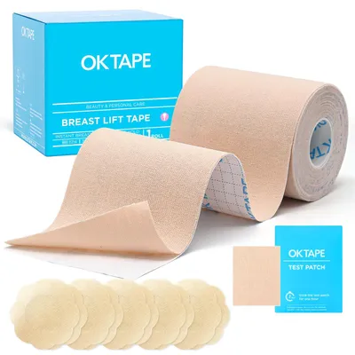 Imagen del producto de BH invisible, 7,5 cm de ancho, 5 pares de cubiertas para pezones, para usar con ropa, tallas A-G