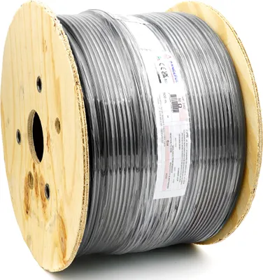 Produktbild von HF240 500m Koaxialkabel (LMR 240 Äquivalent) — 50 Ohm antennenkabel für SMA BNC TNC PL259 UHF N Stecker — coax kabel verlängerung CB funk HAM radio WLAN Internet Router 4G 5G — Hergestellt in Italien