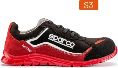 Produktbild von Sparco 07522RSNR Nitro Marcus ESD S3 SRC Sicherheitsschuh, Rot/Schwarz, 42
