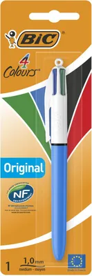 Immagine prodotto di BIC 802077 Penna retrattile a clip Nero, Blu, Verde, Rosso 1 pz