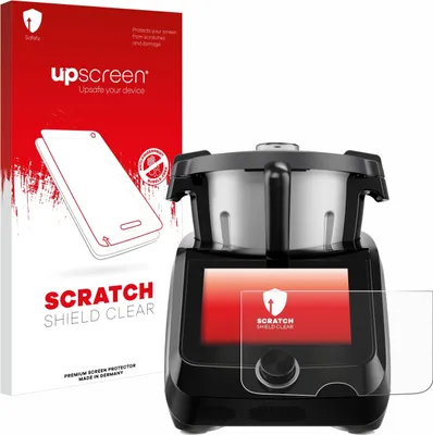 Produktbild von upscreen Schutzfolie für SilverCrest Monsieur Cuisine Smart BLACK EDITION Displayschutz Displayschutzfolie Folie Klar Transparent