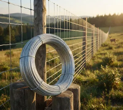 Produktbild von Spanndraht 3 mm 250 Meter verzinkt Gartenzaun Maschendrahtzaun Bindedraht Draht Weidezaun