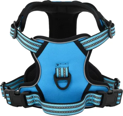 Immagine prodotto di Pettorina per Cani con Strisce Riflettenti Regolabile Blu L
