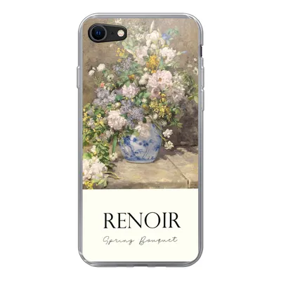 Produktbild von MuchoWow® Handyhülle Schutzhülle Hülle für iPhone 7 Kunst - Blumen - Alte Meister Silikon Softcase Handy Hülle - Kartenhalter