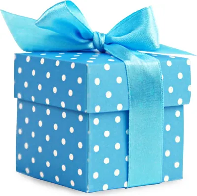 Produktbild von Partydeco - 10 kleine Geschenkboxen, blau