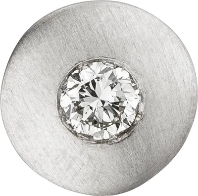 Produktbild von JOBO Anhänger rund 950 Platin matt 1 Diamant Brillant 0,25ct. Platinanhänger