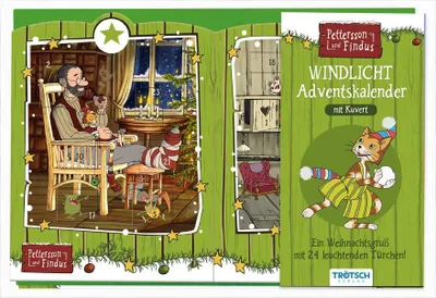 Produktbild von Trötsch Pettersson und Findus Windlicht Adventskalender