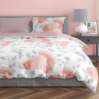Obrázok produktu pre Posteľná bielizeň 140x200 cm + 70x90 cm 100% bavlnený satén Posteľná súprava Obliečka na perinu (Milagro Verde 027)