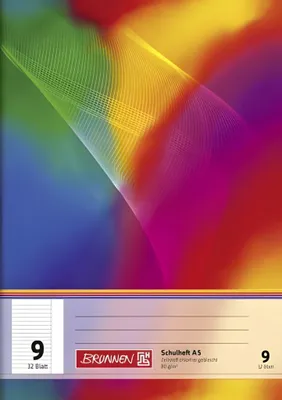 Produktbild von BRUNNEN Schulheft A5 Lineatur 9 32 Blatt 104530902