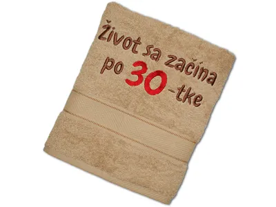 Obrázok produktu pre Osuška Život sa začína po 30-tke