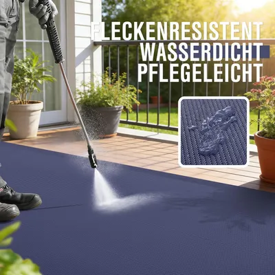 Immagine prodotto di Tappeto da esterno resistente alle intemperie, 240x300 cm, colore blu navy