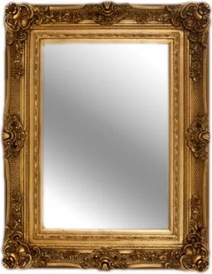 Produktbild von Casa Padrino Barock Wandspiegel Gold Antik-Look Höhe 121 cm, Breite 90 cm - Edel & Prunkvoll