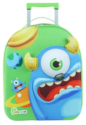 Image de Knorrtoys 3D-Trolley valise Bouncie Monster Blueberry