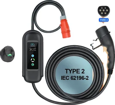 Image de Chargeur EV, courant réglable, fonction de temporisation, 11KW type 2, TYP2