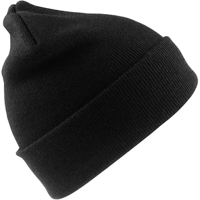 Image de Bonnet d'hiver / bonnet de ski / bonnet avec doublure Thinsulate FK673 (taille unique) (noir)