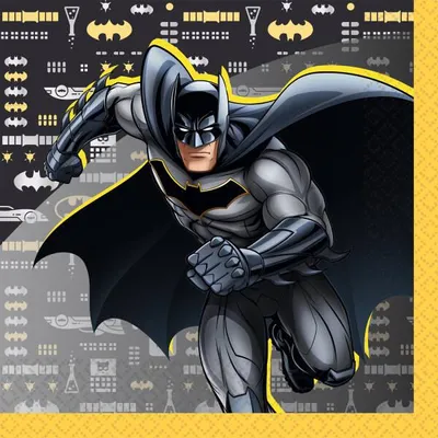 Produktbild von 16 Servietten Batman - Batman in der Nacht 33x33cm