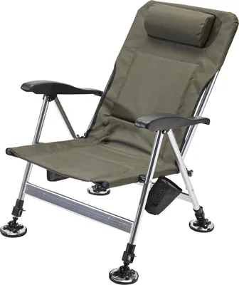 Produktbild von Titanus Karpfenstuhl leicht mit Aluminiumrahmen, verstellbare Rückenlehne, 110 kg Tragkraft