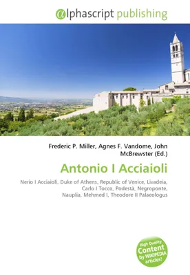 Produktbild von Antonio I. Acciaioli