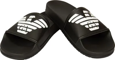 Immagine prodotto di Ciabatte uomo EMPORIO ARMANI a fascia slide mare piscina beachwear articolo XVPS08 XN747  italy fatto in italia, EU 45 - UK 10.5 - USA 11 - CN 291/97, Poliuretano 100%