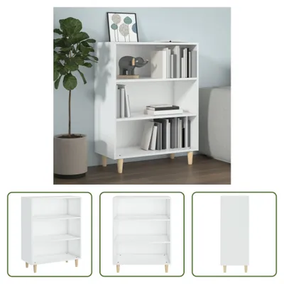 Produktbild von The Living Store Sideboard Weiß 69,5x32,5x90 cm Holzwerkstoff