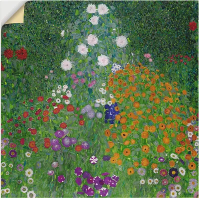 Produktbild von ARTland Wandbild, selbstklebend Bauerngarten. 1905-07 Größe: 70x70 cm