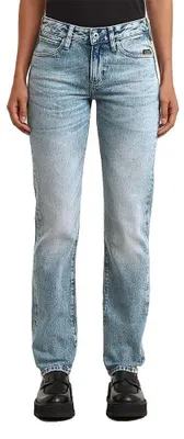 Productafbeelding van G-STAR damesbroek Lennoxx Slim Straight, blauw, maat 27W x 28L