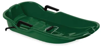 Produktbild von Hamax SNO Glider Schlitten | Lenkschlitten mit Steuer & Bremse | robuster Kunststoff | hoher Fahrkomfort | ideal für Kinder & Jugendliche | Dark Green