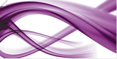 Produktbild von ARTland Poster Abstrakte Komposition (violett) Größe: 40x20 cm
