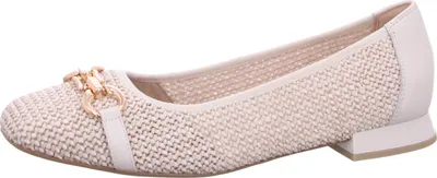 Produktbild von Caprice Ballerina in weiss/weiss kombi, Gr. 40