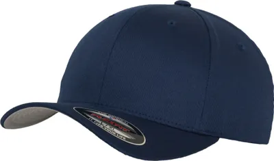 Produktbild von FLEXFIT 6277 | Wooly Combed Cap / Kappe / Mütze / Hut Stabile Front - Farbe: Navy - Größe: XS/S