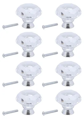 Produktbild von 8 Stück 40 mm Rautenform Schrankknauf Schubladengriff für Küchen- und Badezimmerschränke