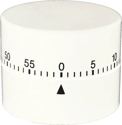 Produktbild von Efalock Timer ROUND mechanisch weiss