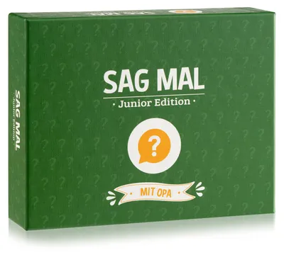 Produktbild von Sag mal... mit Opa - Junior Edition Kennenlernspiel 100+ Fragen Spieler:  2+ Alter: ab 8 Jahren