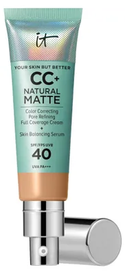 Produktbild von IT Cosmetics Your Skin But Better CC+ Cream Natural Matte LSF 40, 32 ml, Glanz r