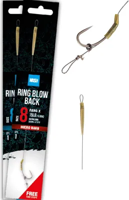 Obrázok produktu pre Nash Tube Blow Back Rig veľkosť 4 Karpfenrig