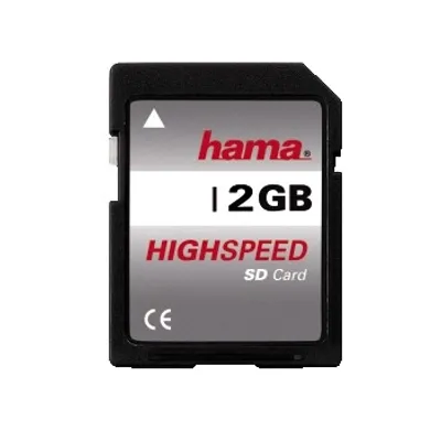 Produktbild von Hama HighSpeed SecureDigital Card 2 GB, 2 GB, SD
