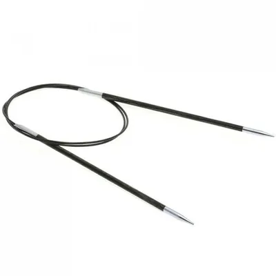Produktbild von Lana Grossa Rundstricknadel Designholz lala BERLIN, Rundstricknadel 360°-Nadelseil:80 cm / Ø 3.5 mm