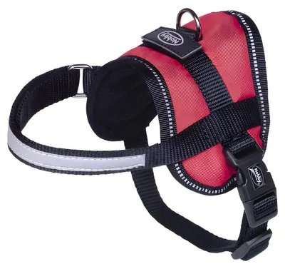 Produktbild von Nobby Seguro, Hund, Zugfreier Gurt, Rot, Nylon, Einfarbig, 31 cm