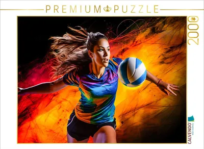 Produktbild von CALVENDO Puzzle Ein Motiv aus dem Kalender Volleyball und Motivation | 2000 Teile Lege-Größe 90x67cm Foto-Puzzle für glückliche Stunden