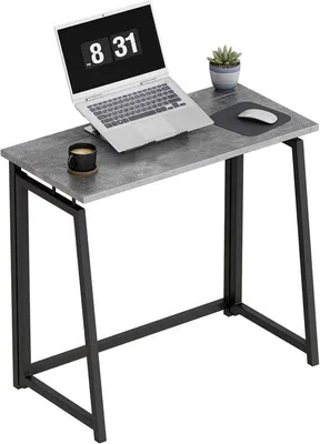 Productafbeelding van Opvouwbare Werktafel 80x40 cm - Ruimtebesparend Bureau voor Thuiswerkplek