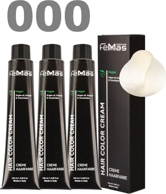 Produktbild von FemMas Haarfarbe mit Arganöl Pure&Mix Neutral l 3x100 ml