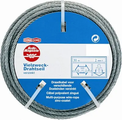 Produktbild von Conacord Drahtseil Ø 2 mm x 30 m