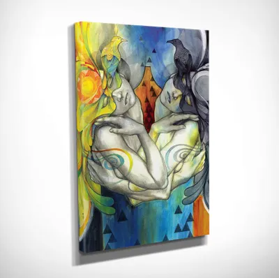 Imagen del producto de Wallity, modelo DC341, VGA1337, cuadros sobre lienzo, 30 x 40 cm, 100% lienzo