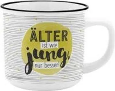 Produktbild von GRUSS & CO 47519 Becher "ÄLTER ist wie jung, nur besser"