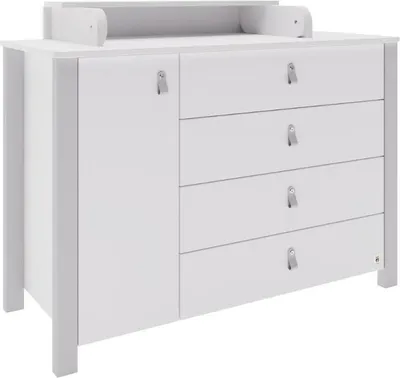 Imagen del producto de Mesa cambiadora FURNLUX Etude, color gris. Dimensiones: 50 x 86 x 120 cm. Color principal: gris