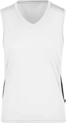 Produktbild von Ladies' Running Tank Funktionelles Lauftop white/black, Gr. L