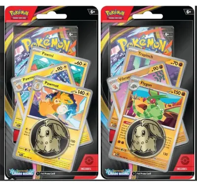 Produktbild von Pokemon Trading Card Game Scarlet And Violet Rising Chaos Premium Blister Pack Englisch Mehrfarbig  Kinder Mehrfarbig One Size